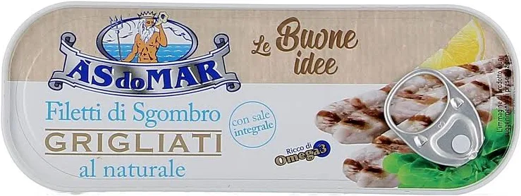 Asdomar Filetti di sgombro grigliati